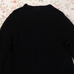 MOCK NECK BELL SLEEVE SWEATER
